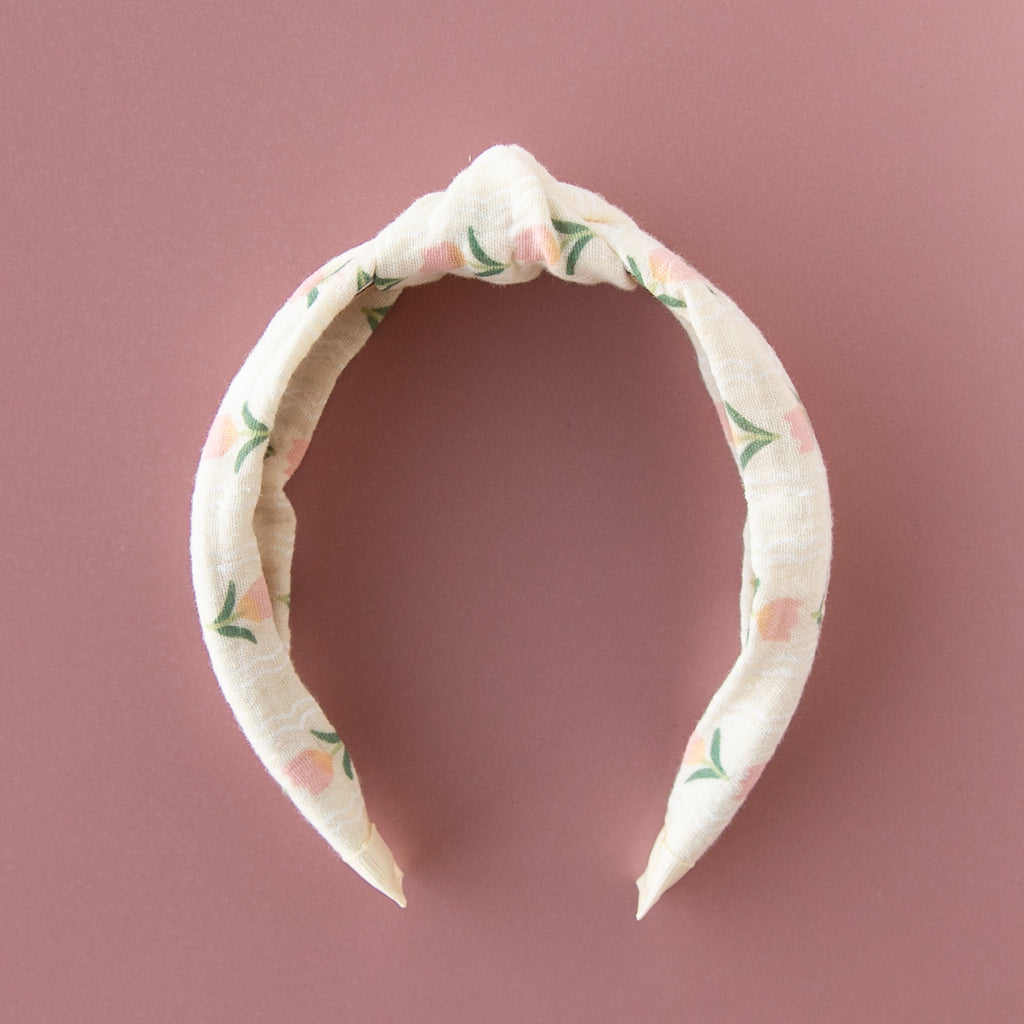 April - Tulip Gauze Knotted Headband