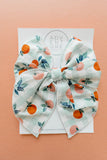 August - Peach Party Bow