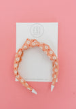 May - Orange Floral Knotted Headband Add-On