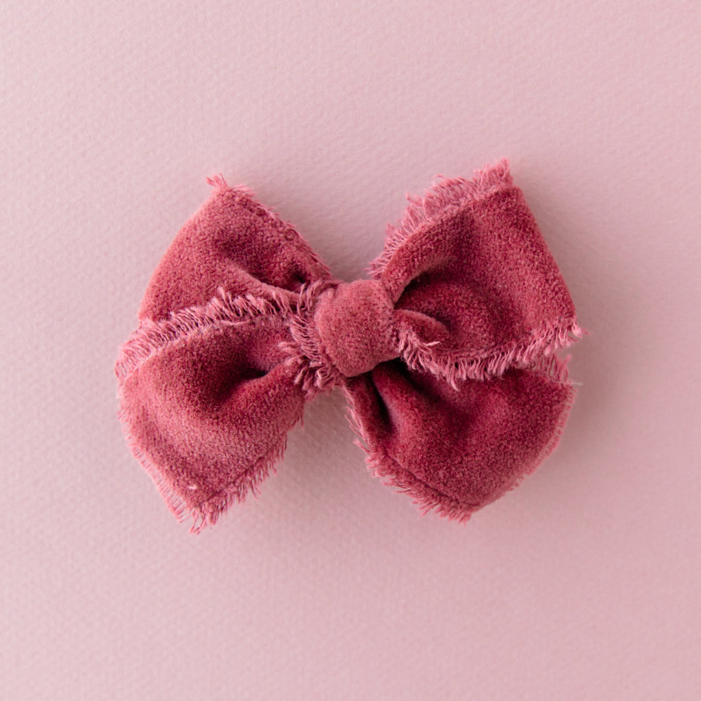 February - Berry Fringe Hand-tied