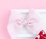 February - Pink Ribbon Hand-tied Bow