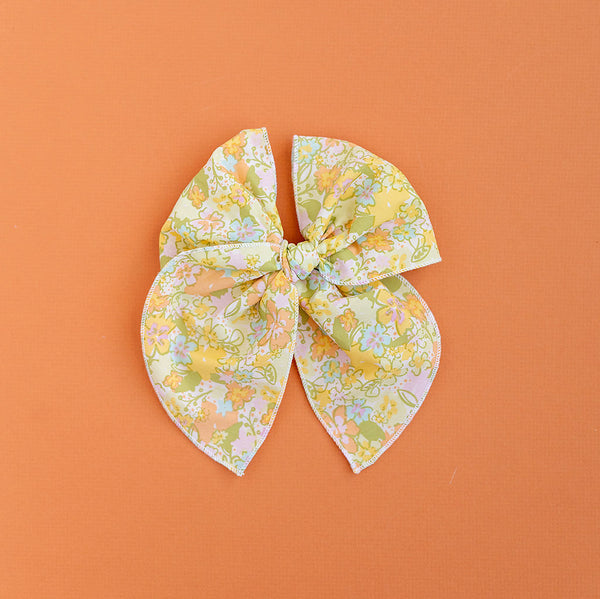 May -Floral Party Bow