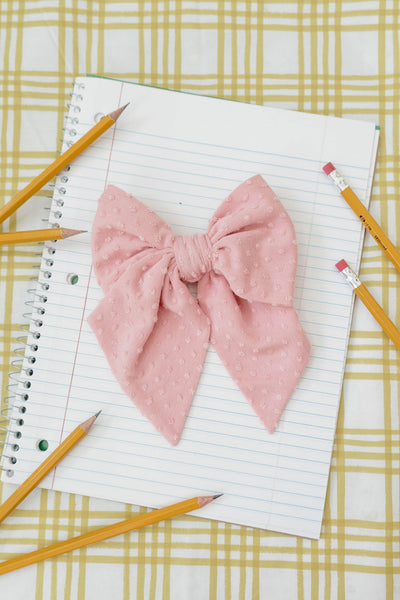 September - Pink Party Bow