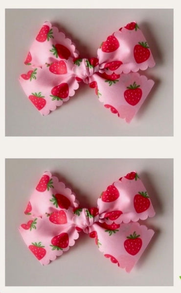 June 2026 Strawberry Pink Pigtail Add-On (1 Additional Bow)