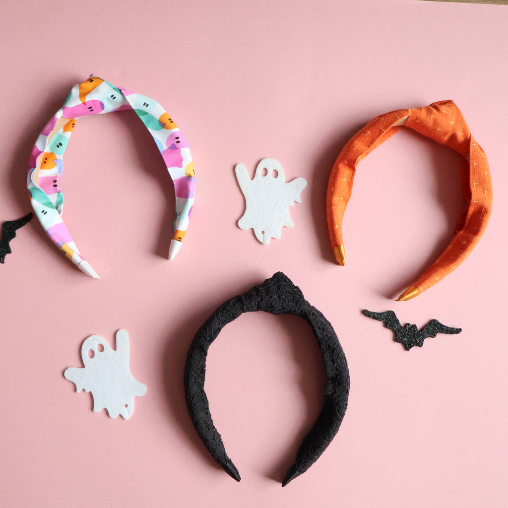 October Ghost Knotted Headband Add-On