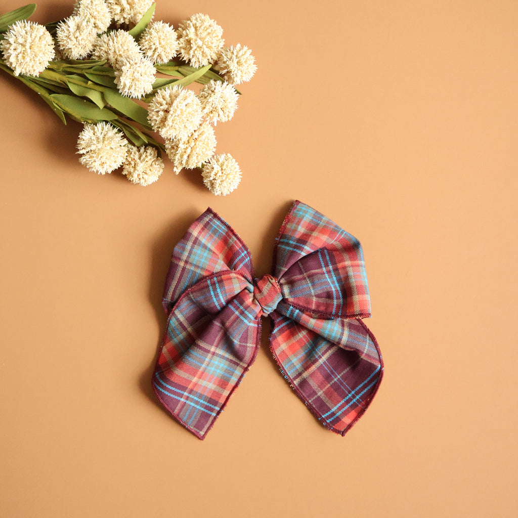 November 2026 Plaid Party Bow Add On