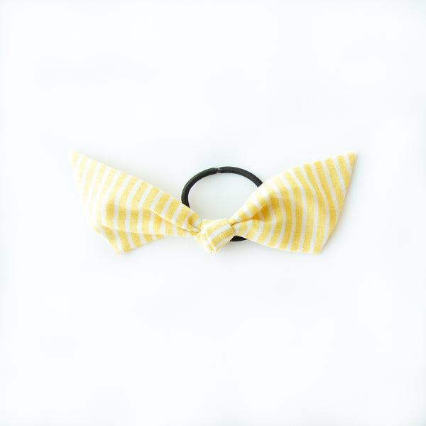 June -  Yellow Stripe Modern Knot