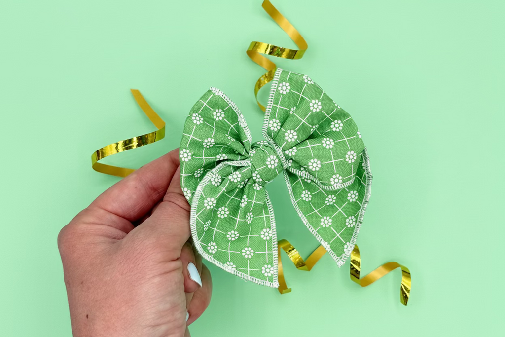 March - Green Petite Party Bow Add-On