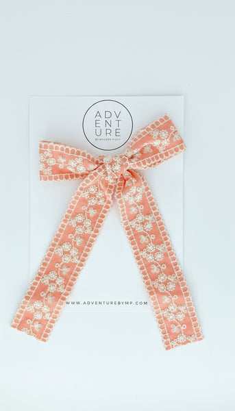 December -  Pink Ribbon Bow Add-On