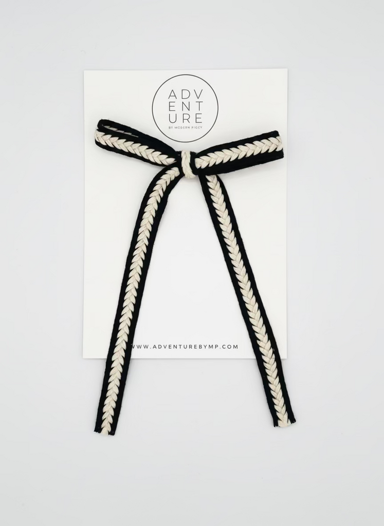 January -  Statement Braided Ribbon Bow Add-On