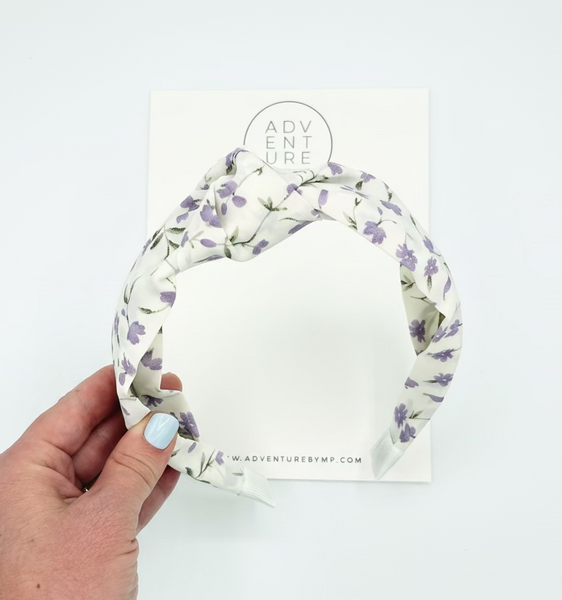 March - Floral Knotted Headband Add-On