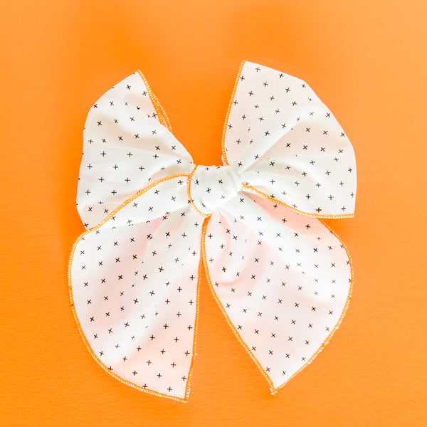 October - White + Party Bow